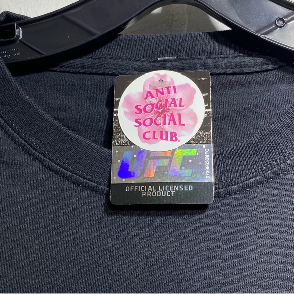 NEW - Anti Social Social Club - Conor McGregor UFC Tee Shirt - Black - Large - Picture 3 of 6